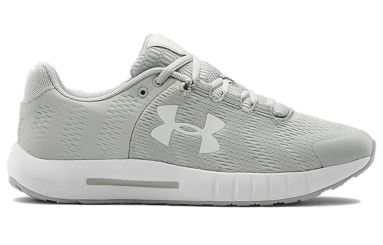 (WMNS) Under Armour Micro G Pursuit Sports Shoes Grey 3021969-104