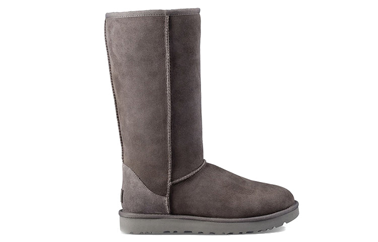 (WMNS) UGG Classic Tall II Fleece Lined Gray 1016224-GREY