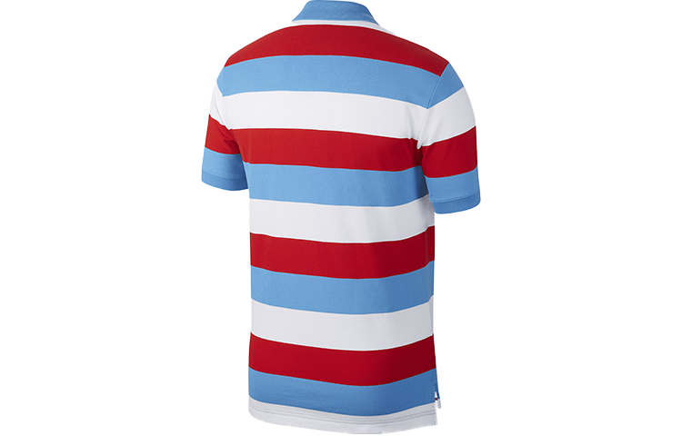 Men's Nike Sportswear Casual Stripe Short Sleeve Multicolor Polo Shirt CJ4466-462