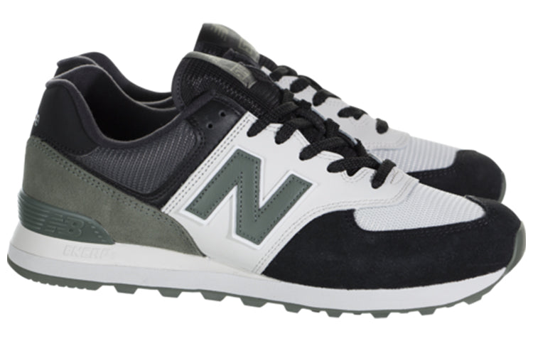 New Balance 574 Series Low-Top Black/White/Grey ML574JHU