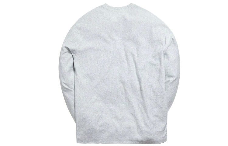 KITH L/S Quinn Alphabet Logo Pocket Long Sleeves Unisex Gray KH3606-103