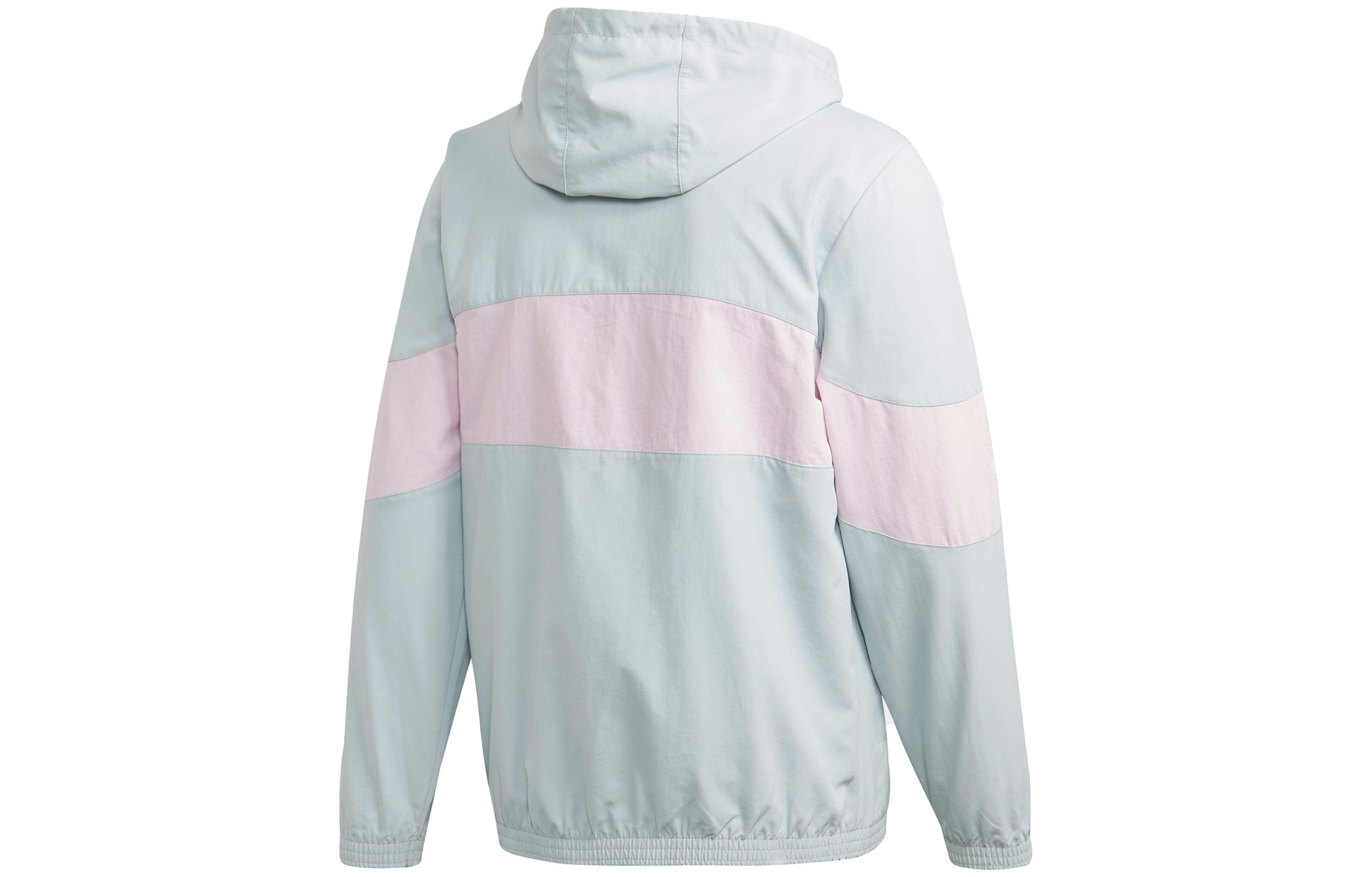 adidas originals hooded Windbreaker Colorblock Casual Sports Jacket Transparent Gray FM3891