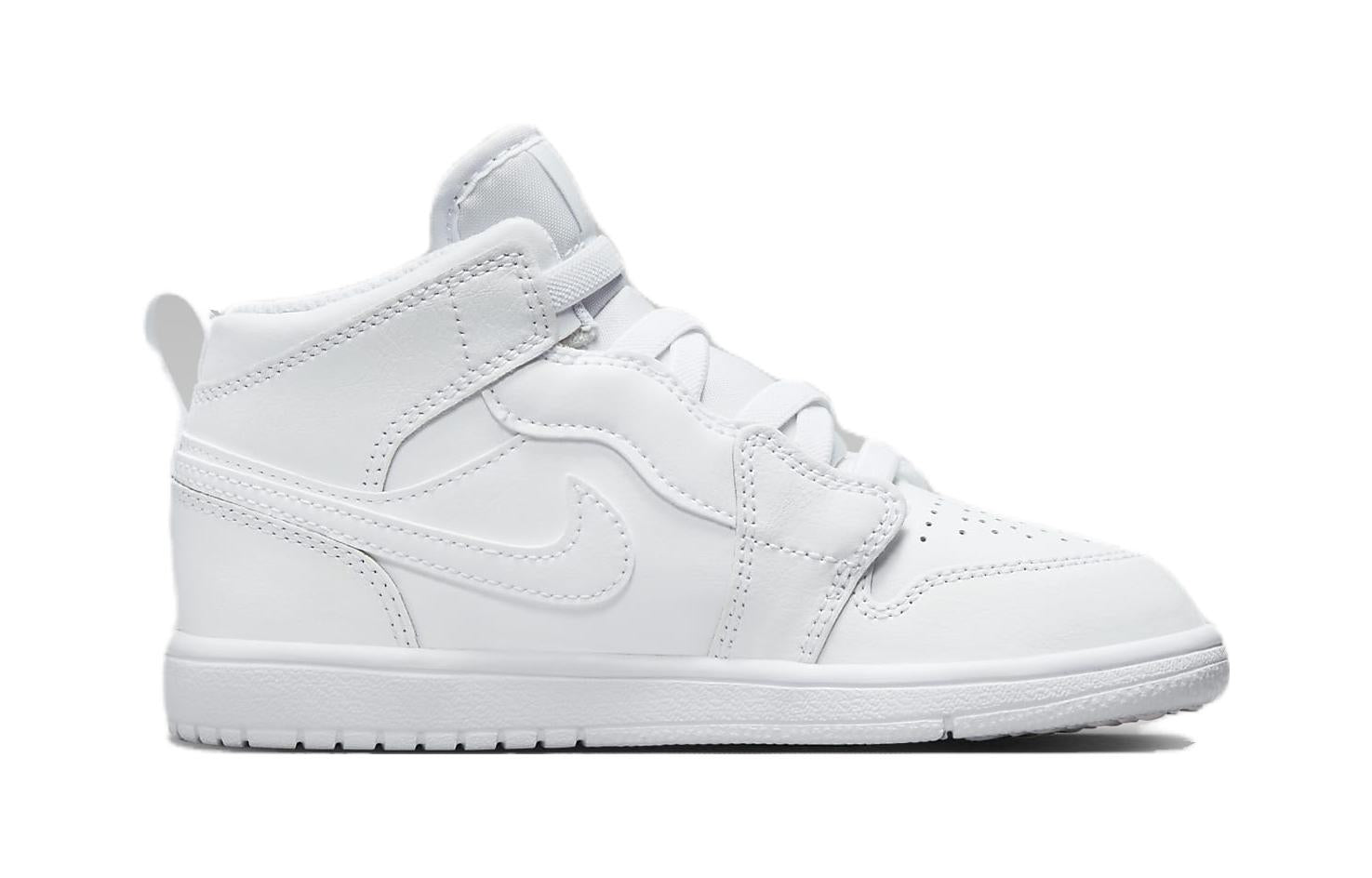 (PS) Air Jordan 1 Mid Alt 'Triple White' AR6351-136
