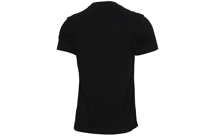 adidas Training Sports Logo Round Neck Short Sleeve Black DV3080