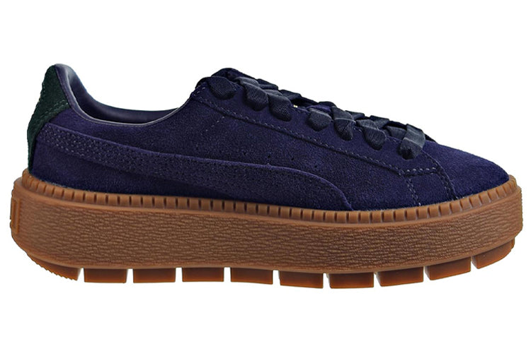 (WMNS) PUMA Suede Platform 'Purple' 367066-01