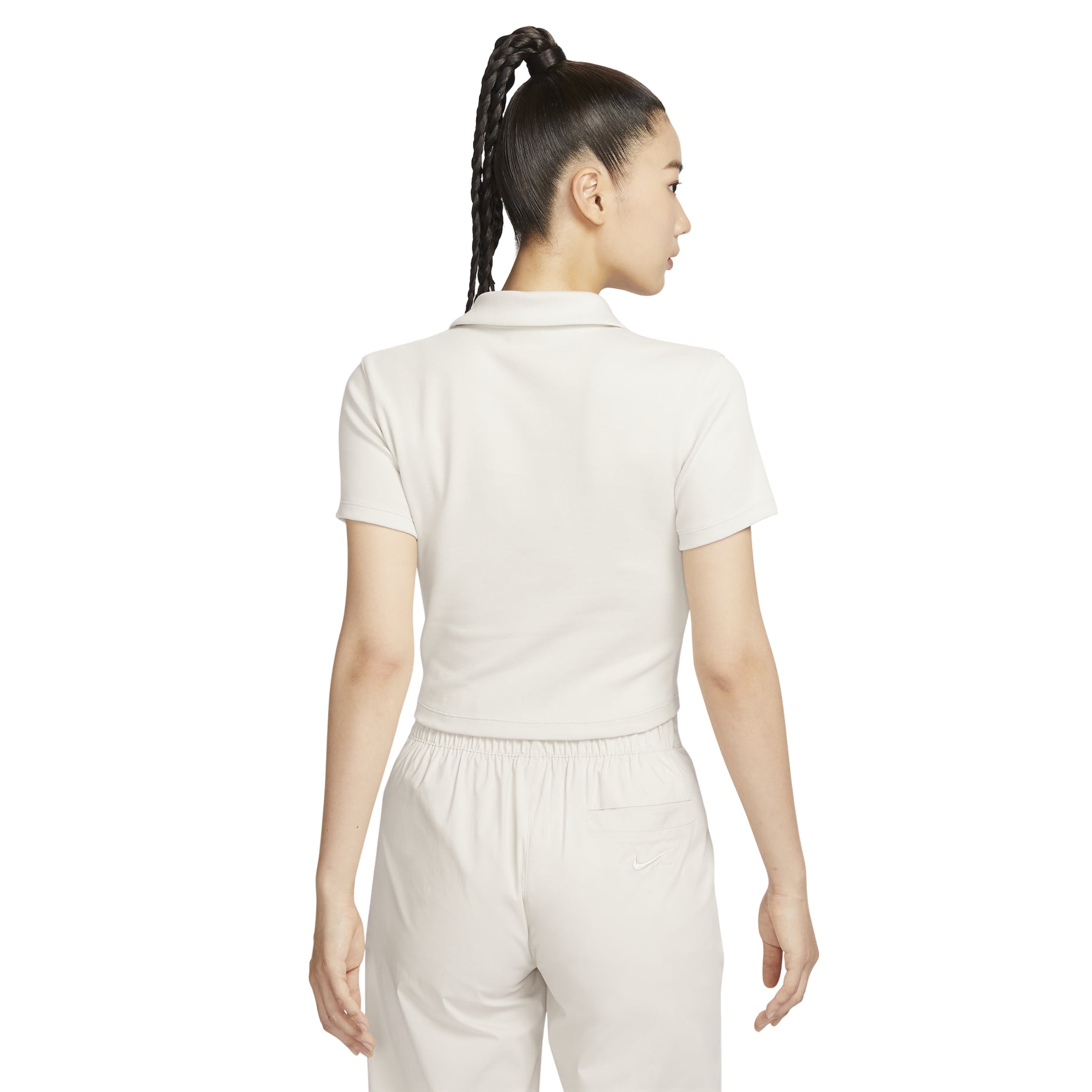 (WMNS) Nike Sportswear Essential Polo 'Light Orewood Brown' DV7885-104