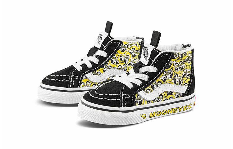 (TD) Vans x Mooneyes SK8-HI Zip 'Black Yellow White' VN0A5FBIY23