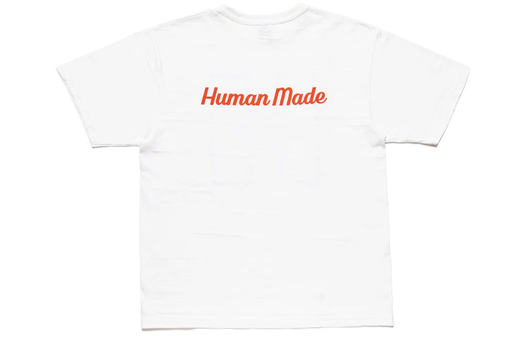 HUMAN MADE Chest Alphabet Printing Short Sleeve Unisex White HM20TE016