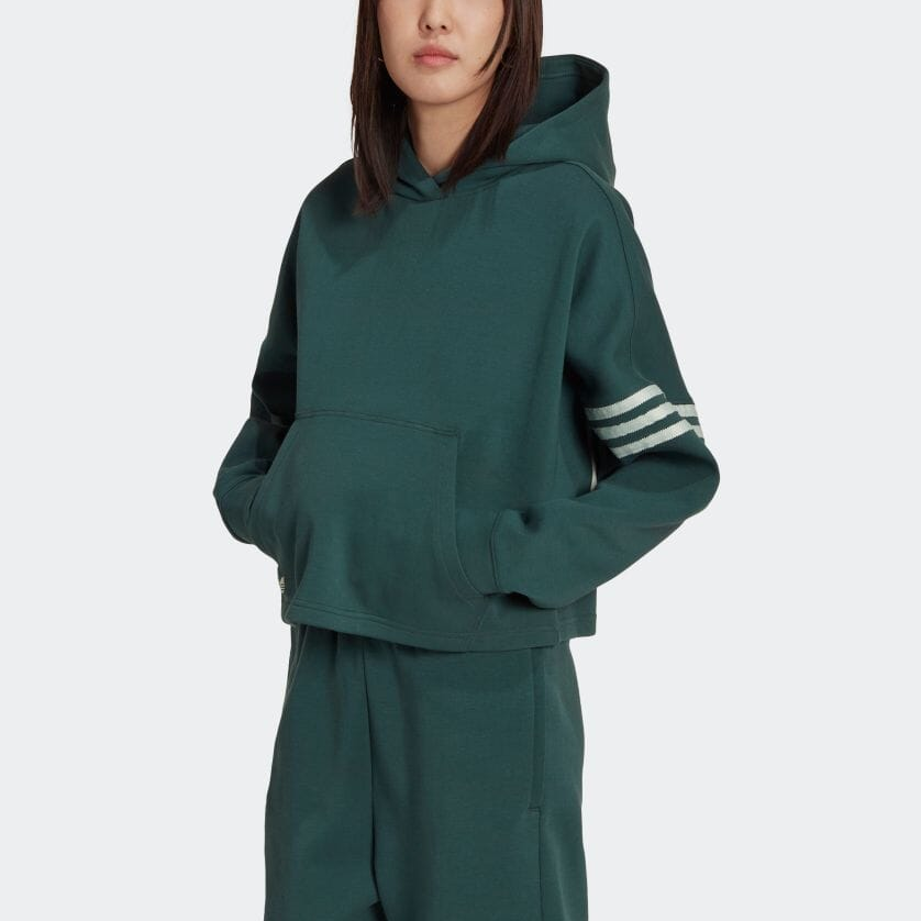 (WMNS) adidas Adicolor Neuclassics Hoodie 'Mineral Green' HS6772