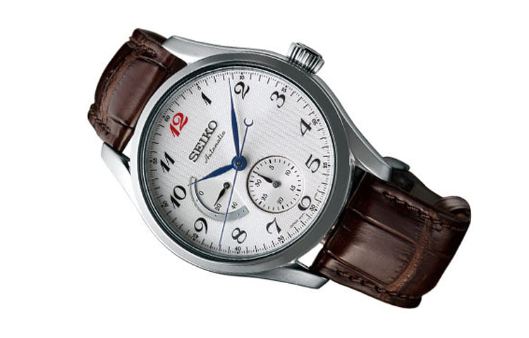 Men's SEIKO Presage Automatic Mechanical White Dial Brown Watch SPB041J1