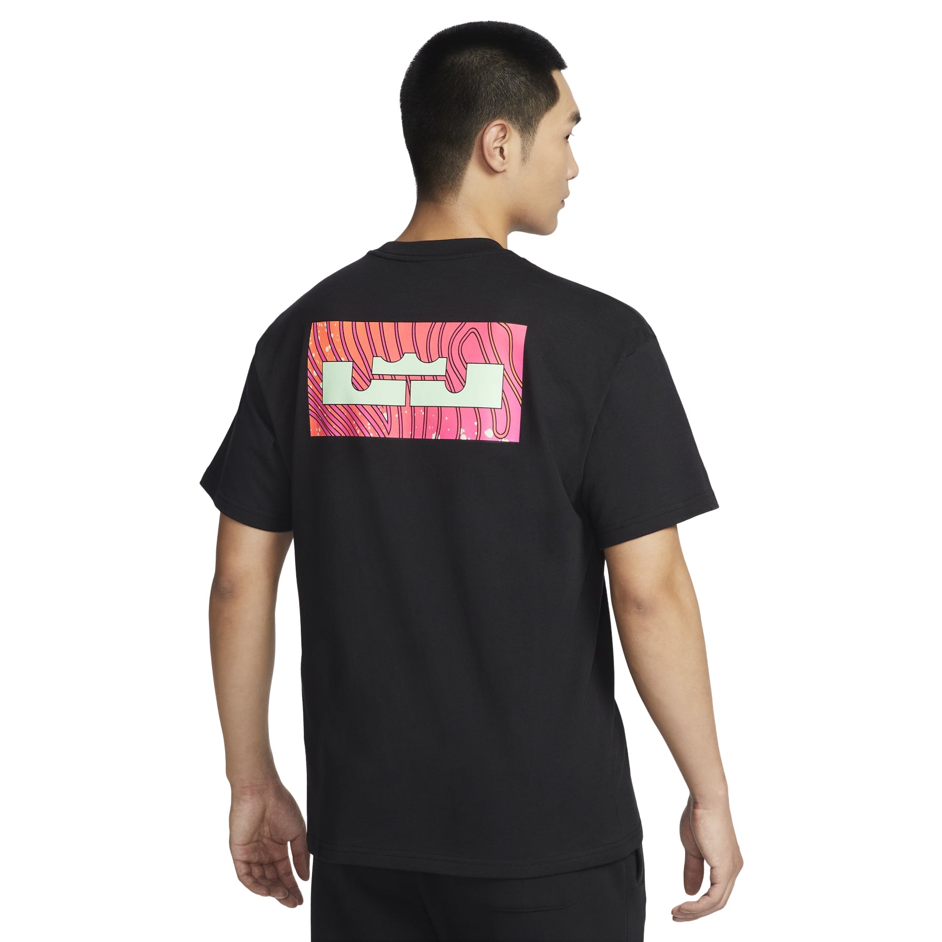 Nike x LeBron James M90 Basketball T-Shirt 'Black' FV8407-010