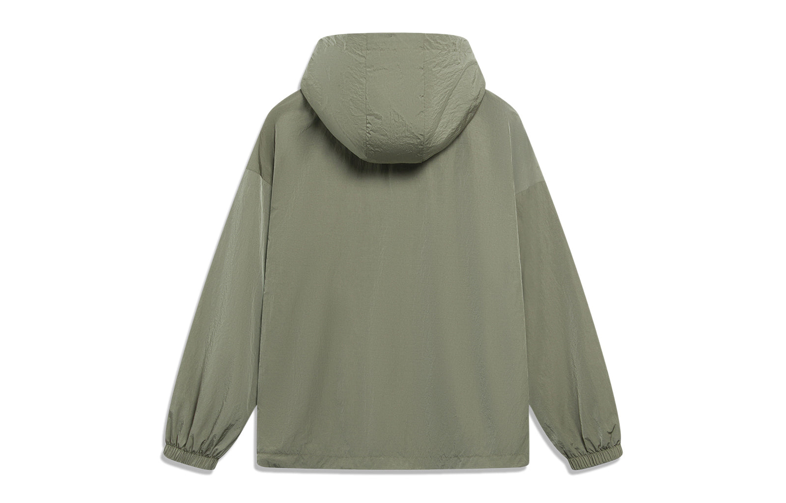 Li-Ning Logo Half Zip Hooded Windbreaker 'Green' AFDT525-3
