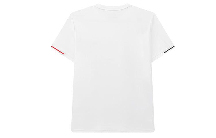 Men's FILA Small Logo Jacquard Short Sleeve White T-Shirt F11M031113F-WT