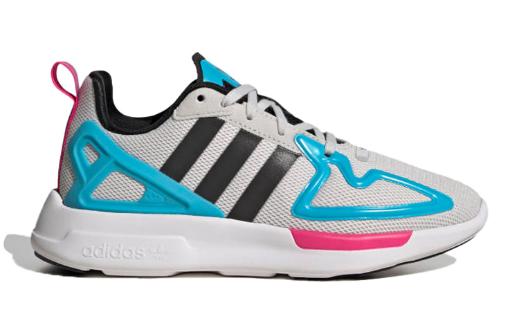 (GS) adidas ZX 2K Flux J 'Grey Signal Cyan' FW1908