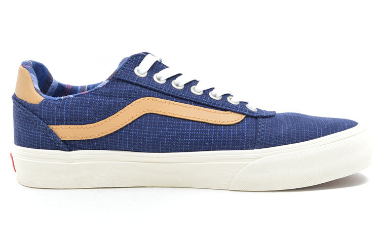 Vans Ward Delux Low-Top Sneakers Blue/Yellow VN0A3WLH3QC