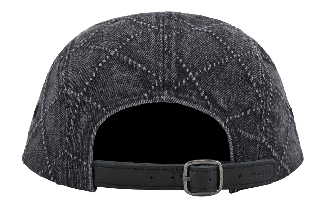 Supreme FW23 Week5 Punched Denim Camp Cap 'Black' SUP-FW23-2320