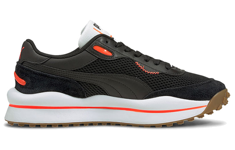 PUMA Style Rider Warm Texture Black/White/Orange Low sneakers 373382-07