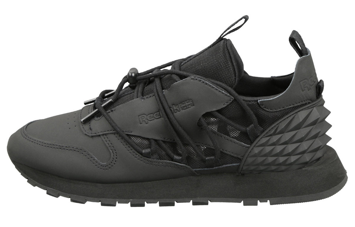 (WMNS) Reebok Classic Leather Running shoes 'Black' EH0404