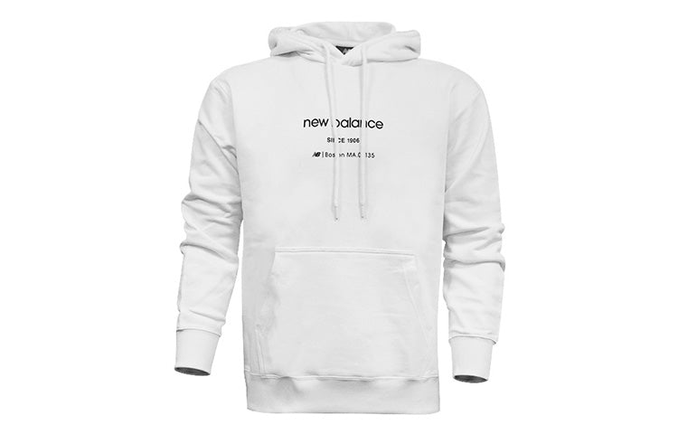 New Balance Casual Lifestyle Hoodie Asia Sizing 'White' NCA4E023-IV