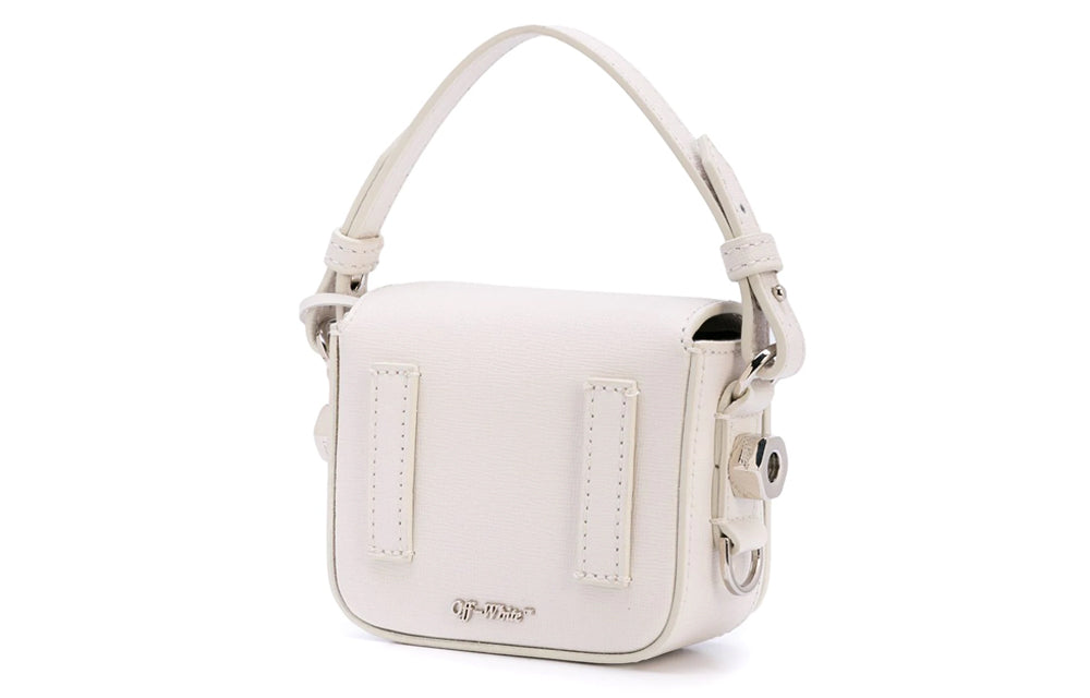 (WMNS) Off-White logo Shoulder Bag Messenger Bag White OWNA087E194231070301