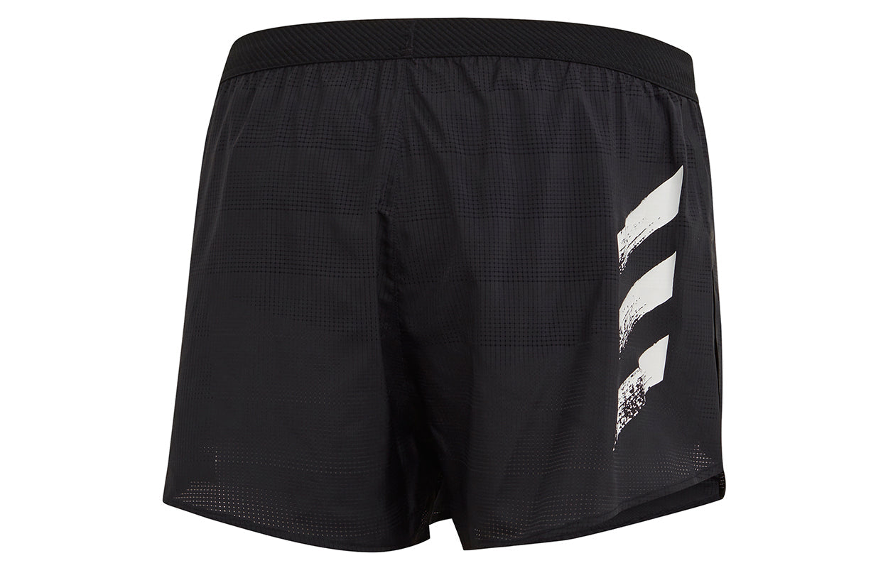 adidas Speed Split M Running Sports Quick Dry Breathable Shorts Black EH4234