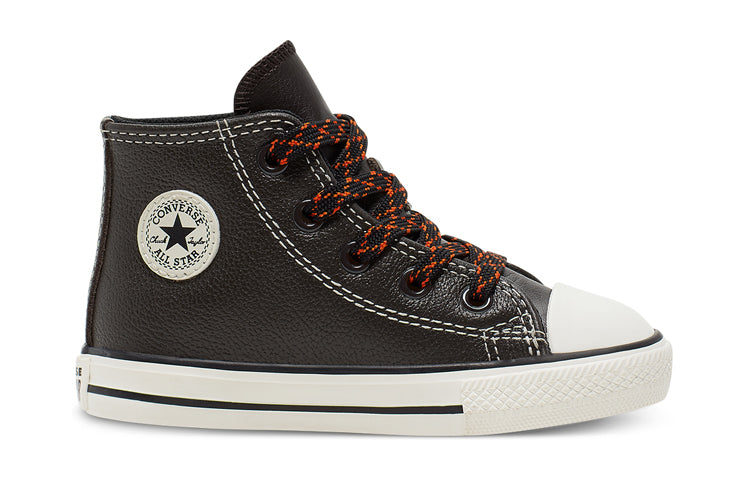 Converse Kids' Leather Chuck Taylor All Star High Top Black 765976C