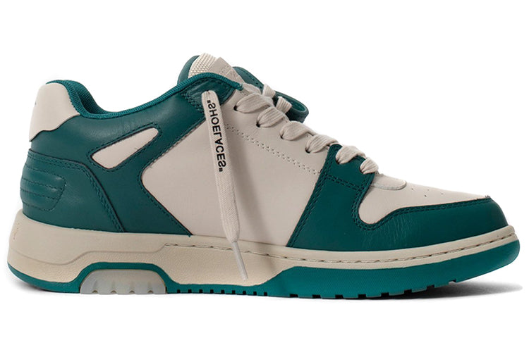 (WMNS) Off-White Out Of Office Low Top Sneakers Green/White OWIA259S21LEA0016155