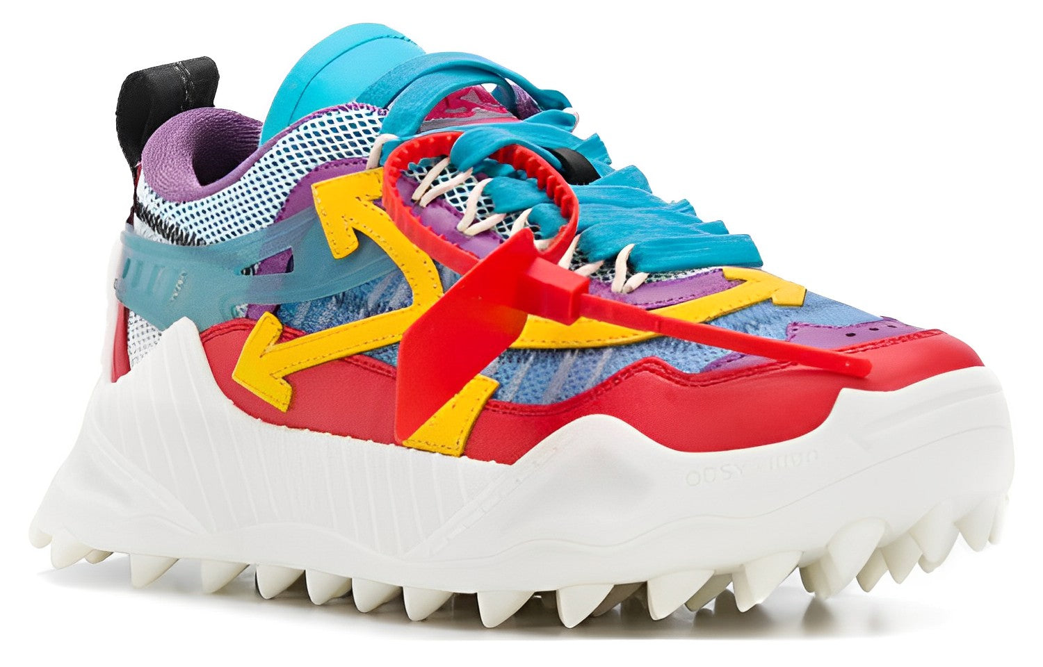 (WMNS) Off-White Odsy-1000 Sneaker 'Red White Yellow' OWIA180S20FAB0018418