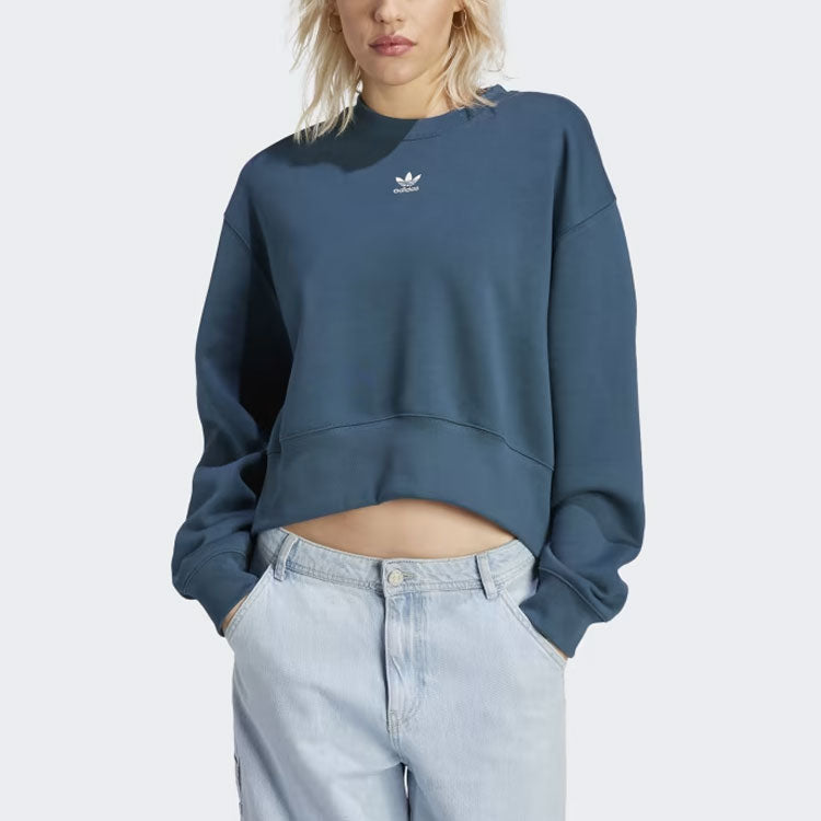 (WMNS) adidas Adicolor Essentials Crew Sweatshirt 'Turquoise' IP1283