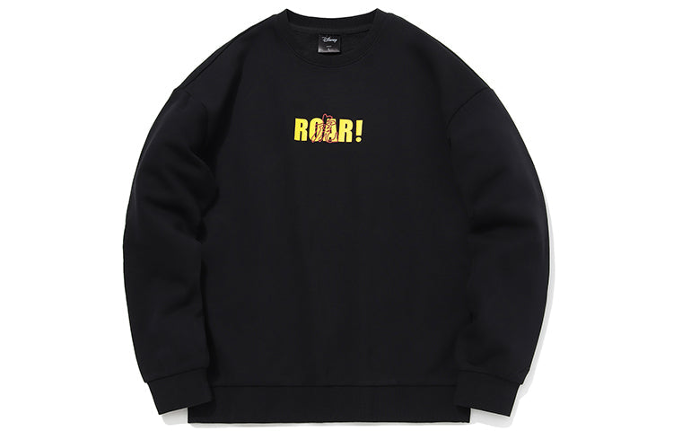 Li-Ning x Disney Crossover Round Neck Pullover 'Black Yellow' AWDQB76-3