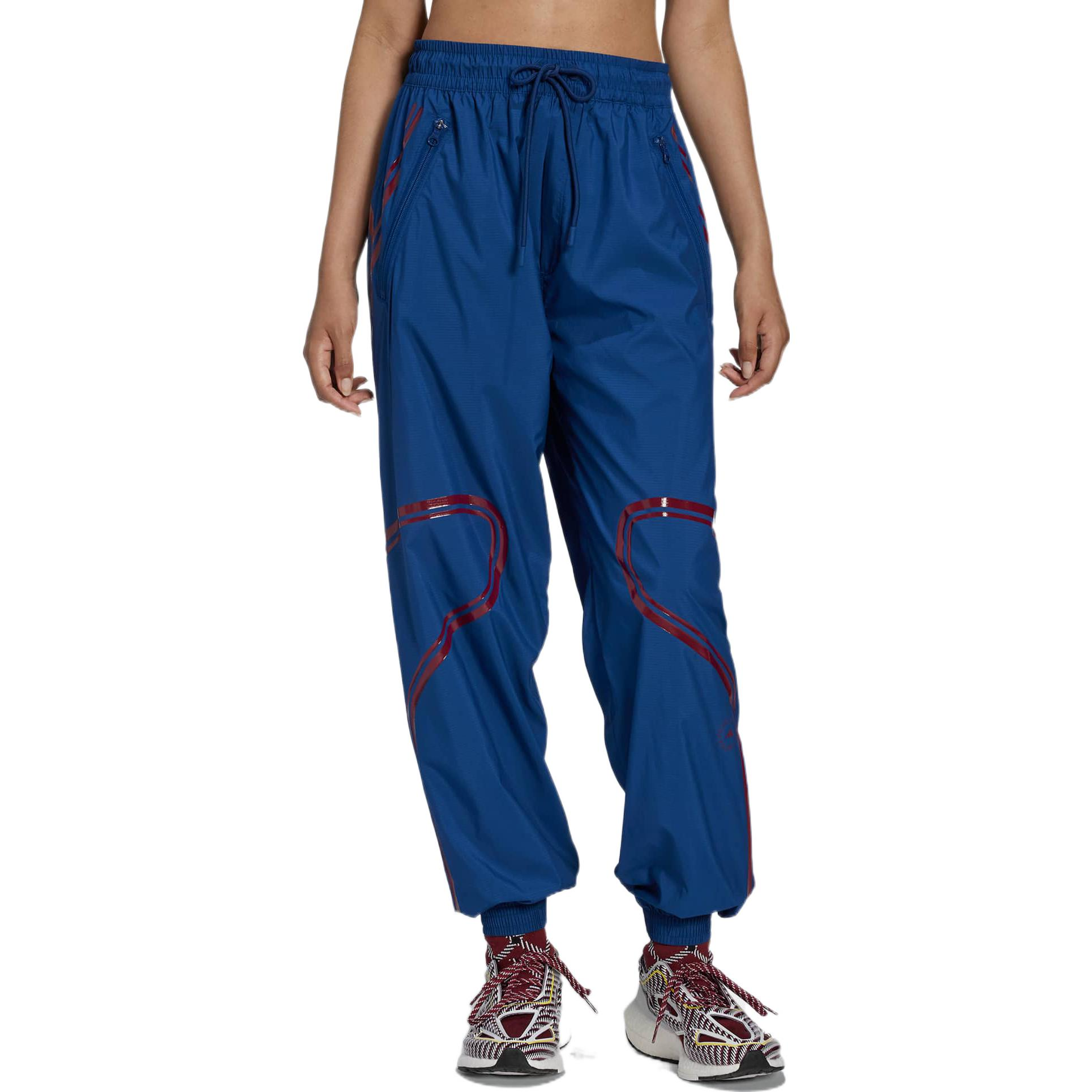 (WMNS) adidas by Stella McCartney TruePace fitness Pants Asia Sizing 'Navy Red' HI6101