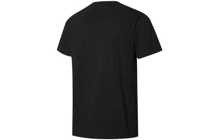 PUMA Performance Printing Round Neck Sports Short Sleeve Black 521757-01