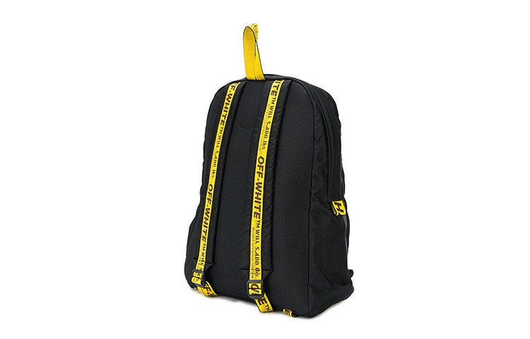 Men's Off-White Nylon Black Backpack OMNB0I9F20FAB0031001