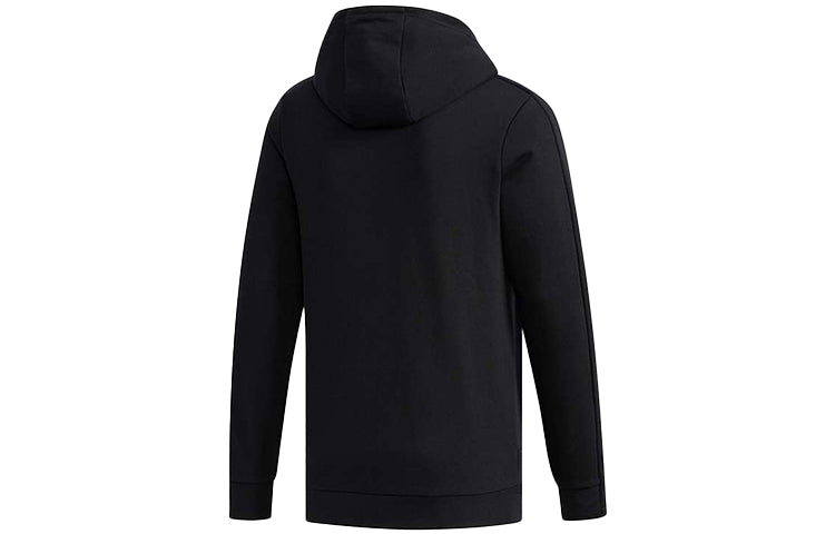 adidas neo M Faves Hd 1 logo Printing Casual Sports Pullover Black FP7861