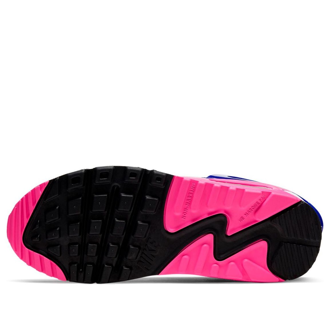 (GS) Nike Air Max 90 FlyEase 'White Pink Glow Concord' CV0526-105