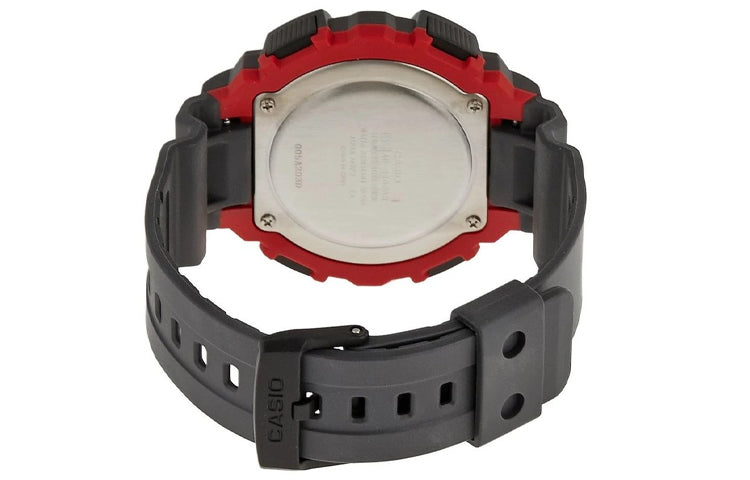 CASIO Solar Powered Mens BlackRed Analog AD-S800WH-4A2021