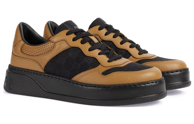 Gucci Lace Up Sneaker 'GG Embossed - Camel' 669582-AABNM-9770