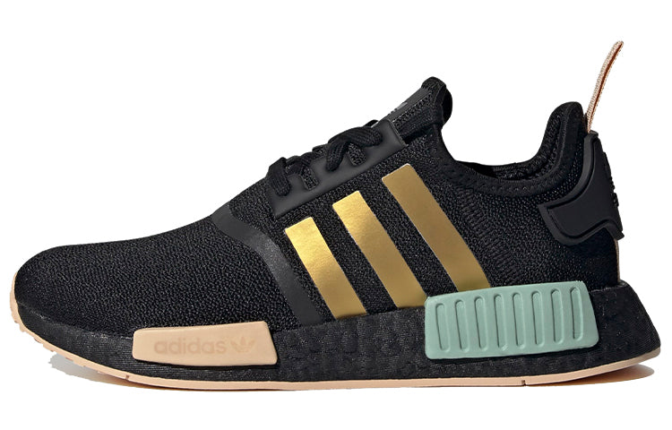 (WMNS) adidas NMD_R1 'Black Gold Metallic' FY3565