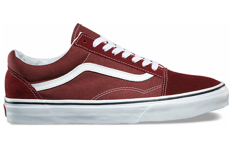 Vans Old Skool Wear-resistant Non-Slip Low Tops Casual Skateboarding Shoes Red VN0A38G10VK