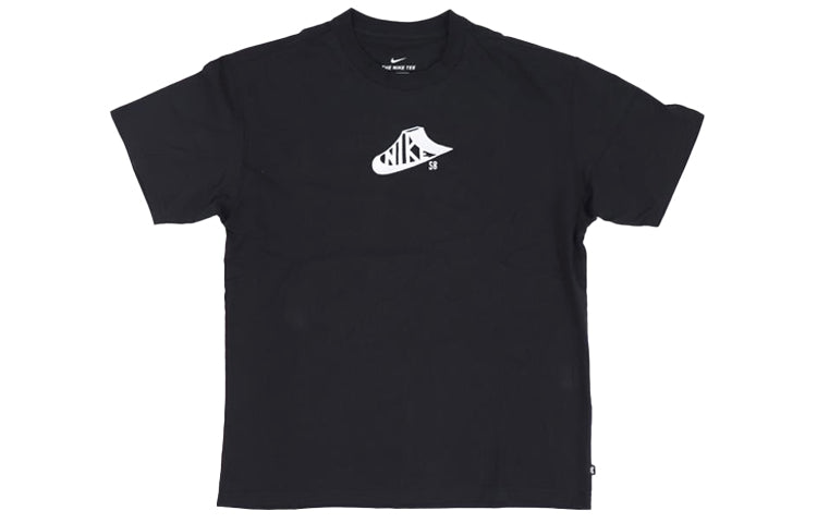 Nike SB Round Neck Skateboard Short Sleeve Black CZ6178-010