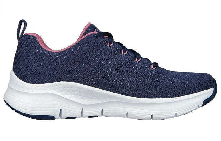 (WMNS) Skechers Arch Fit 'Glee For All - Navy Pink' 149713-NVPK