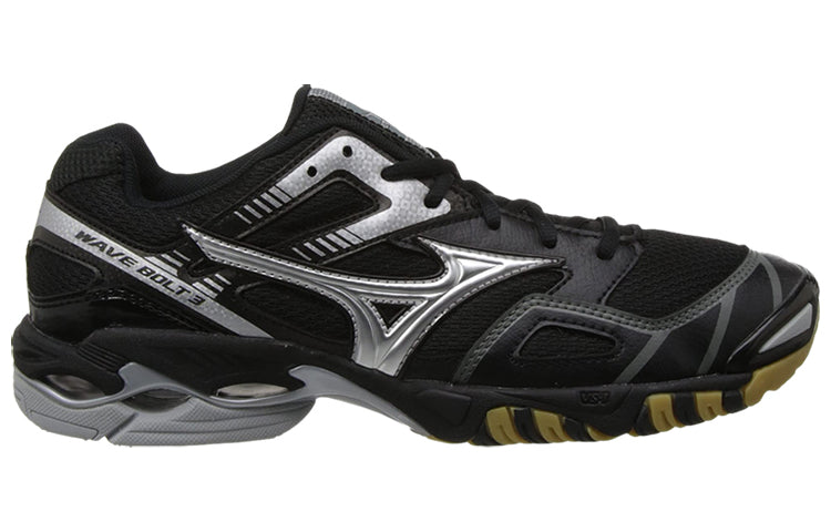 (WMNS) Mizuno Wave Bolt 3 'Black Grey' V1GC146005