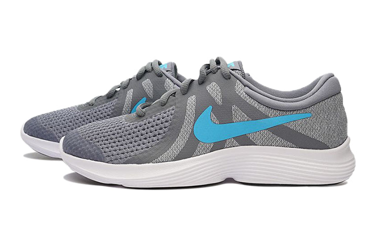 (GS) Nike Revolution 4 'Gray Blue White' 943309-014