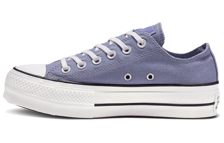 (WMNS) Converse Chuck Taylor All Star Platform Low Top Thick Sole Blue Grey 564997C