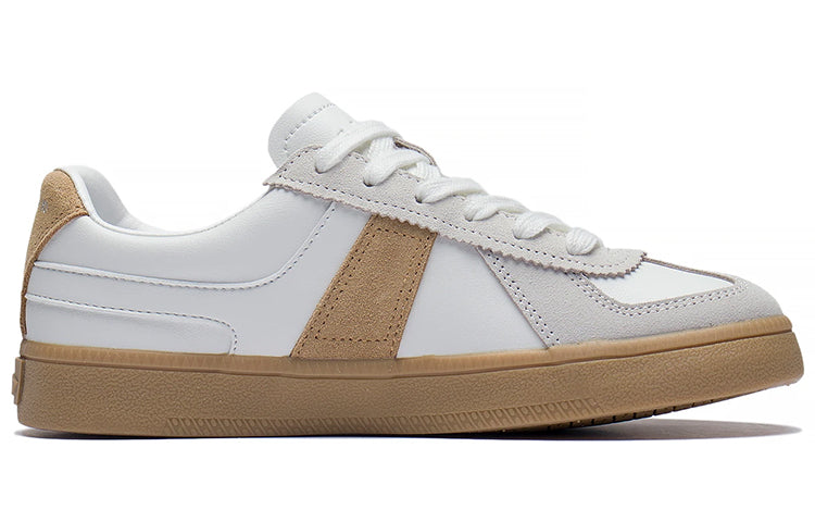 (WMNS) Li-Ning Skateboarding Low 'White Khaki' AGCS290-4