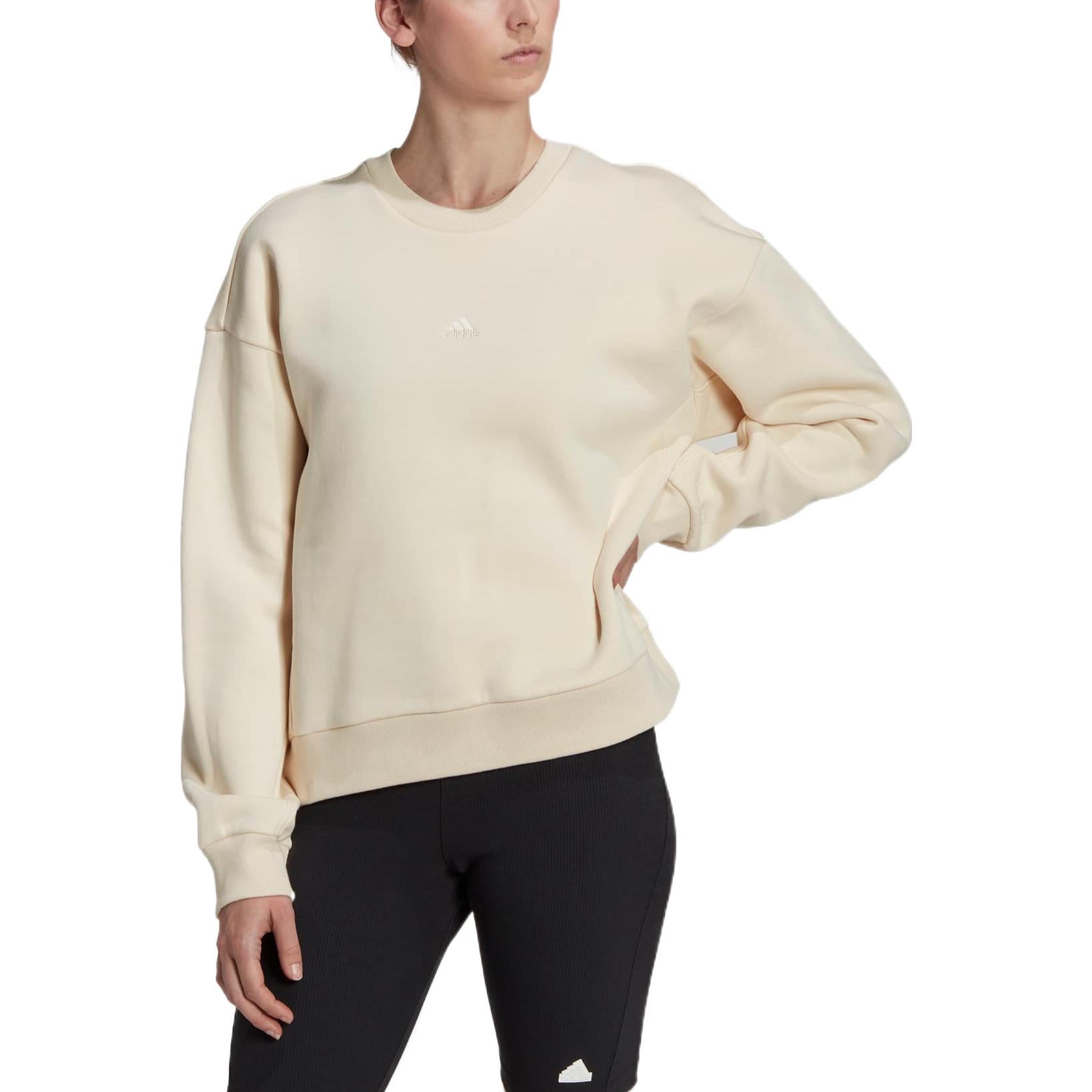 (WMNS) adidas All Szn Sweatshirt Asia Sizing 'Beige' HN4220