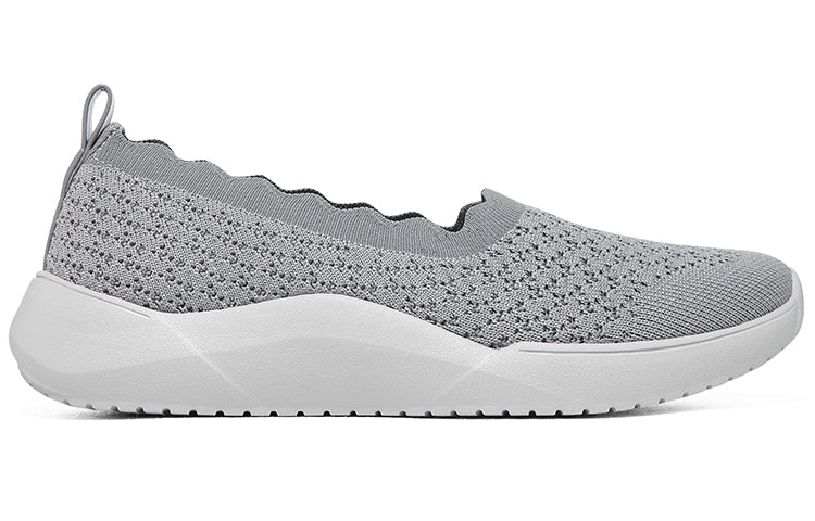(WMNS) Skechers Go Walk 'Grey White' 158333-GRY