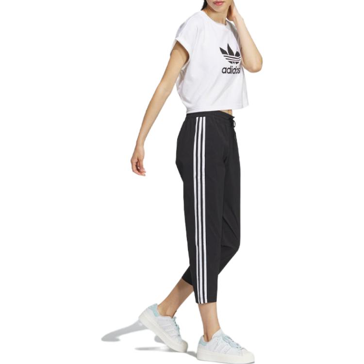 (WMNS) adidas Adicolor Woven Pant 'Black' IK8679