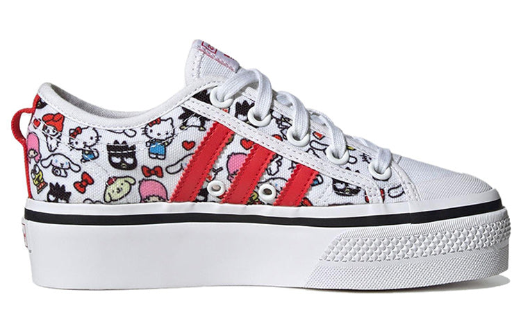 (WMNS) adidas x Hello Kitty Nizza Platform 'White' HQ6888
