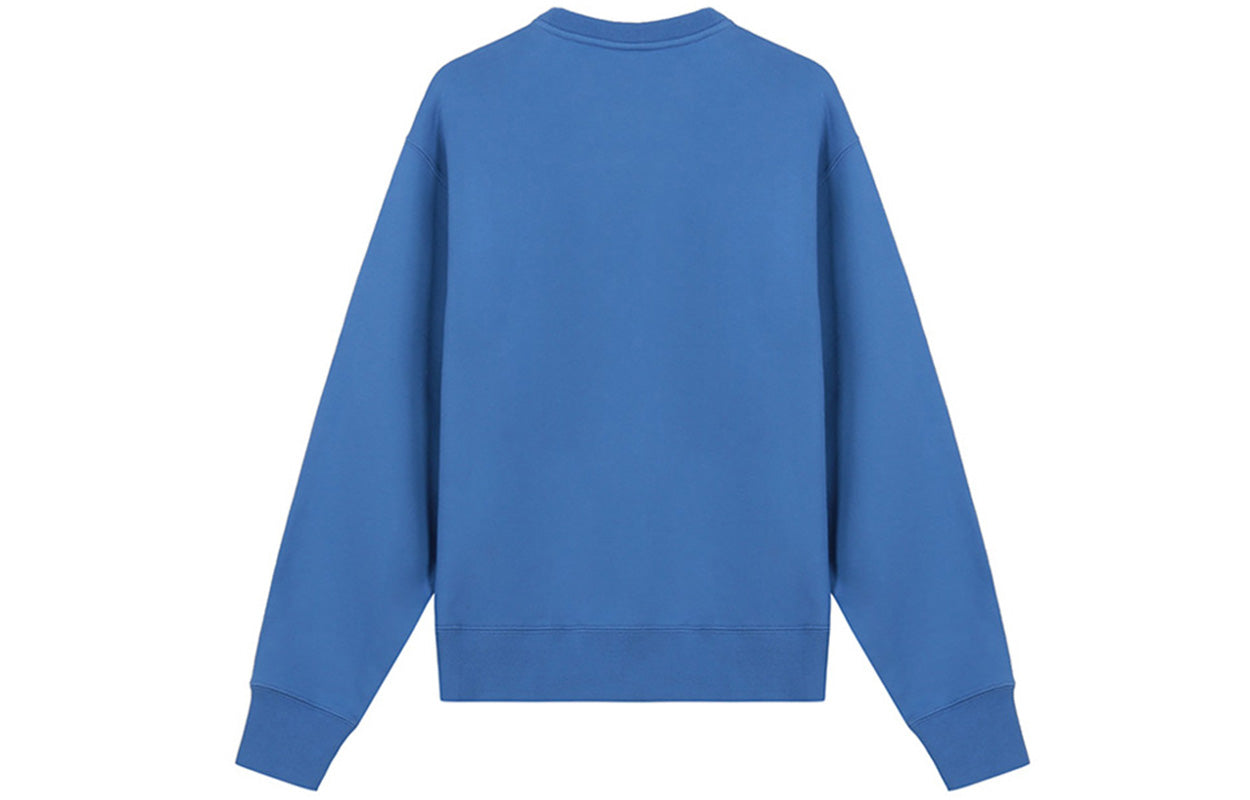 Men's KENZO SS21 SPORT Little X Round Neck Long Sleeves Blue FA65SW0014MS-70